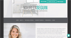 Desktop Screenshot of maureenseguin.com